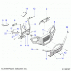 SPORTSMAN 570 HD EPS AUS/NZ Body, front bumper and mounting - a20sef57d5 [c102...