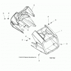 SPORTSMAN XP Body, headlight pod - a20sye95ad  /  cad [100152]
