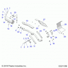 SPORTSMAN 570 6X6 Engine, exhaust - a20s6e57a1  /  3a1 (c0211356)