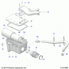 SPORTSMAN 570 EU TRACTOR ZUGLOF Engine, air intake system -   a20set57c1  /  c2  /...