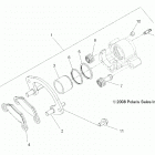 SCRAMBLER XP Brakes, front caliper - a20sve95kr (49atvbrakerr09...