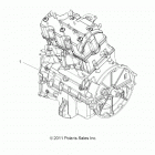 SCRAMBLER 850 48 (A20SVA85A3) Engine, long block - a20sva85a3 (49atvengine12sp85...