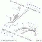 SPORTSMAN 1000 XP 48 (A20SXD95A9/E95AG) Suspension, front a-arms - a20sxd95a9