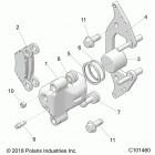 SCRAMBLER 1000XP 55 Brakes, single bore caliper - a20sge95ak (c101460)