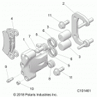 SCRAMBLER 1000XP 55 Brakes, double bore caliper - a20sge95ak (c101461)