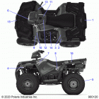 SPORTSMAN 570 Body, decals - a20sea57a1  /  a4  /  a7  /  a9  / ...