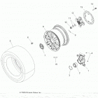 SCRAMBLER XP Wheels, rear and hub - a20sve95kr (49atvwheelrear1...
