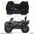 SPORTSMAN TOURING 570 PREMIUM Body, decals - a20sje57ax  /  bx (900128-01)