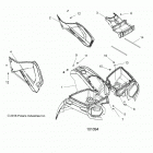 SPORTSMAN 450 HO EPS (A20SEE50A5) Body, front cab and side panels - a20see50a5 (1010...