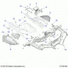 SPORTSMAN XP 1000 48 Body, front cab - a20sxz95ag  /  cag (c102156)