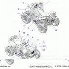 SCRAMBLER 1000XP 55 Body, decals - a20sve95kr (20atv1000scrxpdecal)