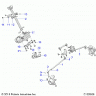 SPORTSMAN XP 1000/XP 1000 HUNTER EDITION 48 Steering, steering post asm. - a20sxd95a9  /  e95a...