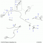 SPORTSMAN 850 48 Brakes, brake lines - a20sxz85af  /  ap  /  caf  /...