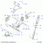 SPORTSMAN 570 EPS EUN (A20SEA57F1/E57F1) Suspension, rear - a20sea57f1  /  e57f1