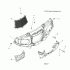 SPORTSMAN XP Body, front bumper and mounting - a20sye95ad  /  c...