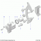 SPORTSMAN XP 1000/XP Brakes, front caliper - a20sxd95a9  /  e95ag  /  c...