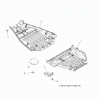 SPORTSMAN XP Body, skid plates - a20sye95ad  /  cad [49atvskidp...