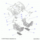 SPORTSMAN XP 1000 TOURING 48 Body, rear cab and footwell - a20sye95kh (c0210762...