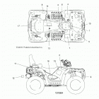 SPORTSMAN TOURING 850 SP (A20SYE85AP) Body, decals - a20sye85ap (101564)