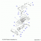 SPORTSMAN XP 1000 48 Body, rear rack - a20sxe95kl  /  kr (c0210761-1)