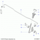 SPORTSMAN 570 EPS EU 3PC Drive train, gear selector - a20see57k1 (c101699-1...