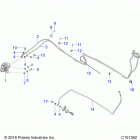 SPORTSMAN 570 EPS EUN (A20SEA57F1/E57F1) Brakes, rear brake lines - a20sea57f1  /  e57f1 (c...