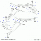 SPORTSMAN XP Suspension, front a-arm mounting - a20sye95ad  /  ...