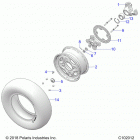 SPORTSMAN 850/LE 48 Wheels, front and hub - a20sxa85a1  /  a7  /  ca1 ...