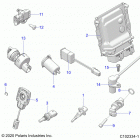 SPORTSMAN XP 1000 S 55 Electrical, switches, ecu and control modules - a2...