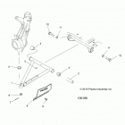 SPORTSMAN 570 EPS HD UTILITY AUS/NZ Suspension, a-arm and strut mounting - a20sue57d5 ...