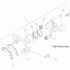 SCRAMBLER 850 48 Brakes, rear caliper - a20sva85a3 (49atvbrakerr09q...