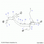 SPORTSMAN XP 1000 48 Brakes, brake lines - a20sxe95kl  /  kr (c0210659-...