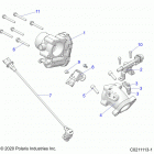 SPORTSMAN 570 HD EPS AUS/NZ Engine, throttle body and fuel rail - a20sef57d5 (...