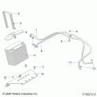 SPORTSMAN 850 HIGH LIFTER Electrical, battery - a20sxn85a8  /  ca8 (c102212-...