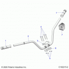 SPORTSMAN 850 HIGH LIFTER Steering, handlebar and controls - a20sxn85a8  /  ...