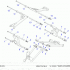 SCRAMBLER 850 48 Suspension, rear control arm mounting - a20sva85a3...