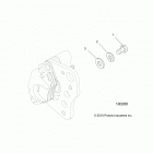 SPORTSMAN 450 HO EPS (A20SEE50A5) Brakes, front caliper mounting - a20see50a5 (10026...