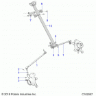 SPORTSMAN 850/LE 48 Steering, steering post asm. - a20sxa85a1  /  a7  ...