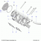 SPORTSMAN 850 48 Engine, throttle body - a20sxz85af  /  ap  /  caf ...