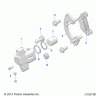SPORTSMAN 850/LE 48 Brakes, front caliper - a20sxa85a1  /  a7  /  ca1 ...