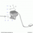 SPORTSMAN 850 SP 48 (A20SXA85A1/A7/CA7/E85A9/AF/AP/CA9/CAF/CAP) Steering, controls, throttle asm. and cable - a20s...