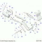 SPORTSMAN 570 EPS UTILITY PACKAGE Engine, exhaust - a20sej57a1  /  a4  /  a7  /  a9 ...