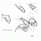 SPORTSMAN 570 EPS UTILITY PACKAGE Body, front cab and side panels - a20sej57a1  /  a...