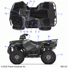 SPORTSMAN 450 HO UTILITY Body, decals - a20seg50a1  /  a5  /  ca1  /  ca5 (...