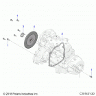 SPORTSMAN 850 48 Drive train, drive coupler - a20sxz85af  /  ap  / ...