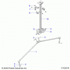 SPORTSMAN 850 HIGH LIFTER Steering, steering post asm. - a20sxn85a8  /  ca8 ...