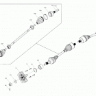 005 - Traxter MAX HD8 - DPS - CE 04- drive - rear section - common parts