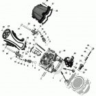 002 - Traxter HD10 - XT - CE 01- rotax - cylinder head, front