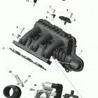 009 - Maverick MAX Turbo R - DS_RS - North America 01- rotax - air intake manifold and throttle body ...