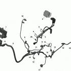 002 - Traxter HD10 - XT - CE 01- rotax - engine harness and electronic module -...